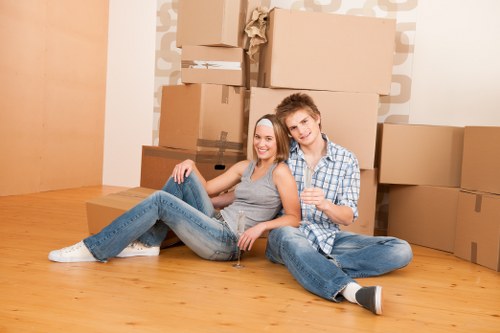 Removal van and moving team ready for a same day move in Richmond Upon Thames