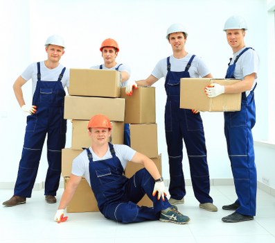 Office removals team planning a business move in Richmond upon Thames