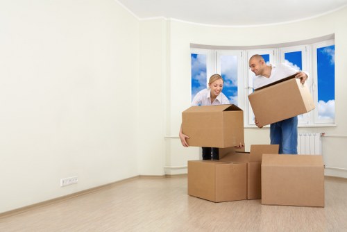 Office relocation service in Richmond upon Thames with equipment and desks