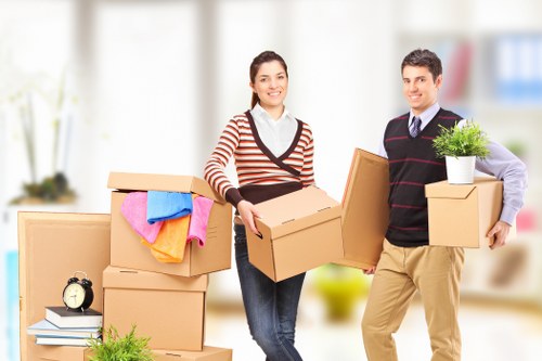 Careful loading of furniture during a house move in Richmond Upon Thames