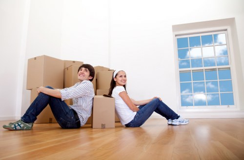 Local team handling furniture pick-up for offices and homes