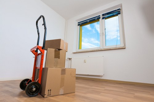 Residential moving service in a Richmond Upon Thames street