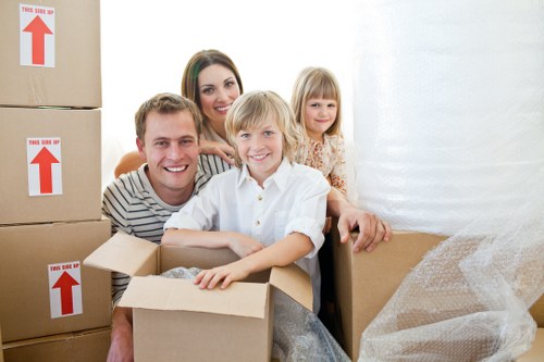Preparing furniture for a move in a Richmond Upon Thames property